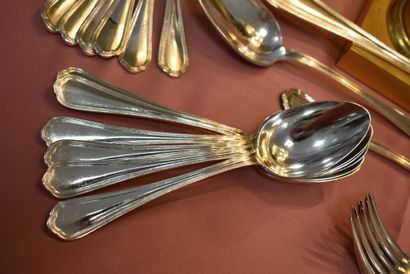CHRISTOFLE. Spatours model. Silver plated...