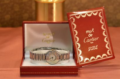 CARTIER. Must 21. Ladies' watch, quartz movement,...