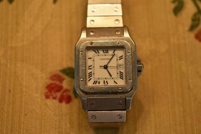 CARTIER. Santos model. Automatic men's watch...