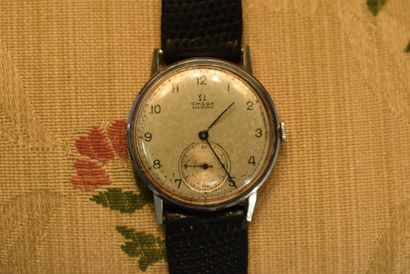OMEGA. 1939. Men's watch in steel, mechanical...