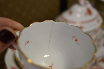 Herend Hvngary. Hand-painted porcelain service...