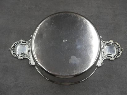Légumier en argent, poinçon au Coq, à prises...