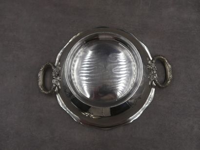 PUIFORCAT 1920, Légumier rond en argent poinçon...