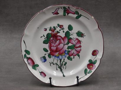 Assiette en faïence LUNEVILLE SAINT CLEMENT...