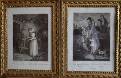Paire de gravures d'après WEAILY ET VOGEL,...
