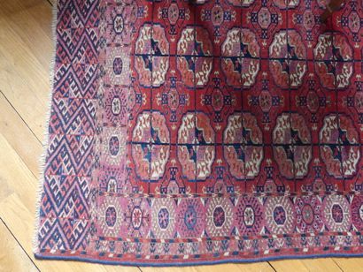 Tapis oriental à pieds d'éléphant, champ...