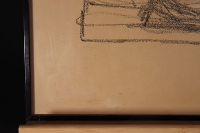 Alberto GIACOMETTI, d'après. Deux personnages....