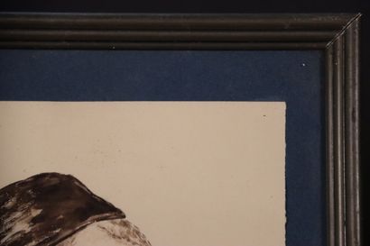 MAGDA (Active en 1936). Deux portraits d'Orientaux....