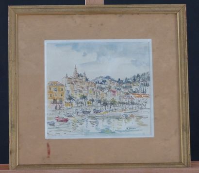 Charles POLLACI (1907-1989), Menton, 1924,...