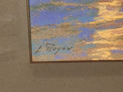 Louis ROYON (1882-1968) Marine, technique...
