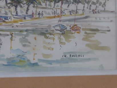 Charles POLLACI (1907-1989), Menton, 1924,...