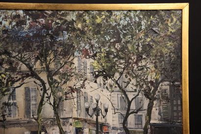 Gilles FABRE. Vue de la place Furstenberg....