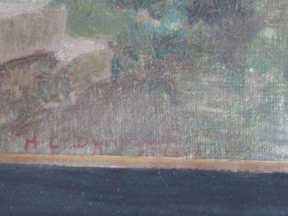 Harold C. DUNBAR (1882-1953), Paysage, toile...