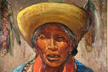 Leslie FAIRCHILD ( XX) . Spirit woman. Signé...