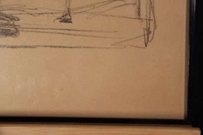 Alberto GIACOMETTI, d'après. Deux personnages....