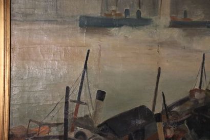 École du XXeme siècle. Péniches et barrages....