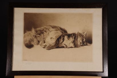 FerdinantOGER. (1872-1929) Paire de gravures...