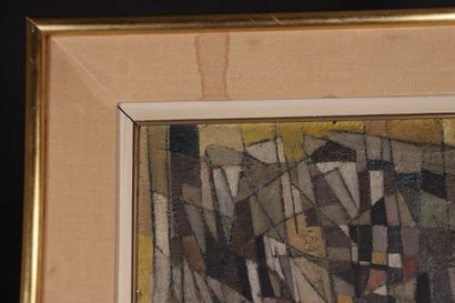 Jean SIGNOVERT(1919-1981) Composition abstraite....