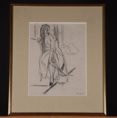 MANGUIN Henri (1874-1949) : Étude de nu....