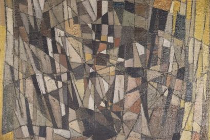 Jean SIGNOVERT(1919-1981) Composition abstraite....