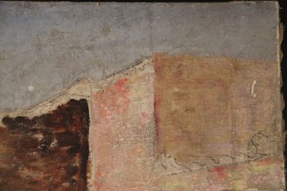 École du XIXe siècle. Paire de paysages orientaux,...