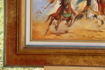 Georges COROMINAS. (1945). Fantasia à Marrakech....