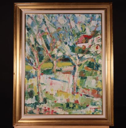 Jean DUCASSE (1939-2011) Paysage. Signé et...
