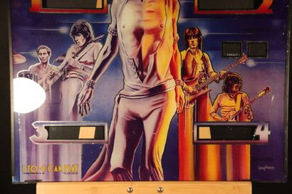 Façade de flipper BALLY en verre, modèle...