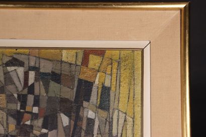 Jean SIGNOVERT(1919-1981) Composition abstraite....