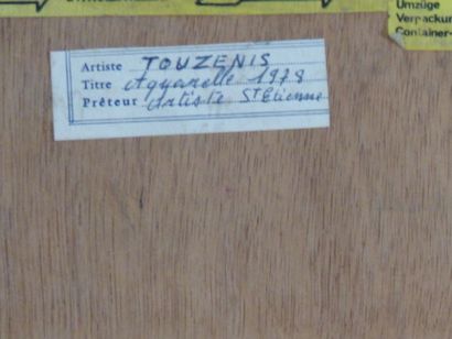 Georges TOUZENIS, composition, aquarelle
Geaorges...