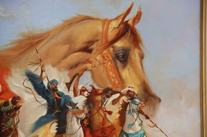Georges COROMINAS. (1945). Fantasia à Marrakech....