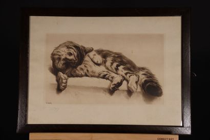 FerdinantOGER. (1872-1929) Paire de gravures...