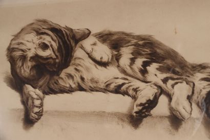 FerdinantOGER. (1872-1929) Paire de gravures...