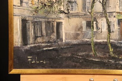 Gilles FABRE. Vue de la place Furstenberg....
