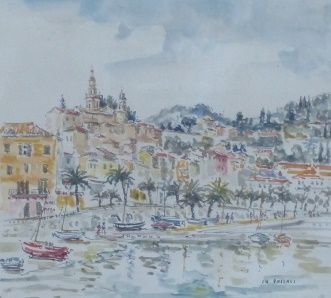 Charles POLLACI (1907-1989), Menton, 1924,...