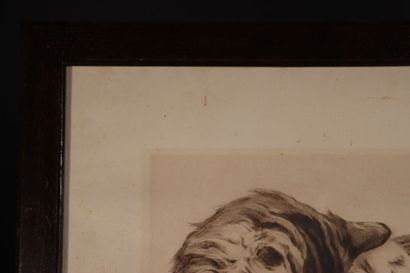 FerdinantOGER. (1872-1929) Paire de gravures...