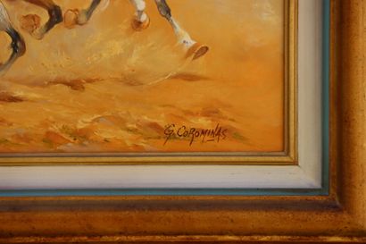 Georges COROMINAS. (1945). Fantasia à Marrakech....