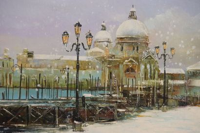 Jean-Claude CAMPANA (1941). Venise sous la...