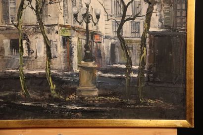Gilles FABRE. Vue de la place Furstenberg....