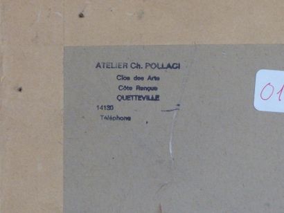 Charles POLLACI (1907-1989), Menton, 1924,...
