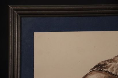 MAGDA (Active en 1936). Deux portraits d'Orientaux....