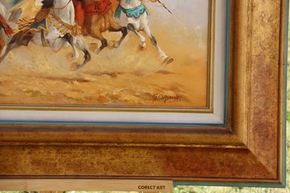 Georges COROMINAS. (1945). Fantasia à Marrakech....