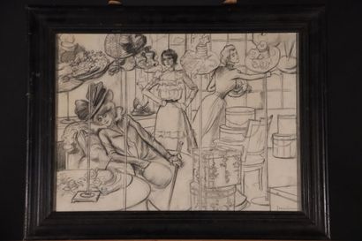 Pierre Georges JEANNIOT, Trois femmes aux...