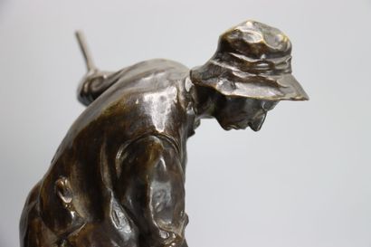 Jeanne CHATEIGNON (1876-1950) Le faneur,...
