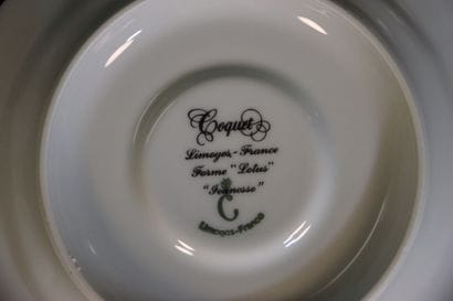 Service de table octogonal en porcelaine...