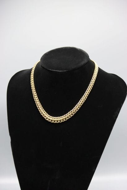 Collier à maille souple en or jaune (ER)....