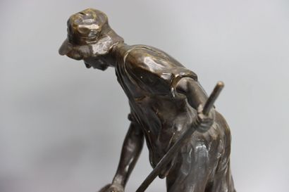 Jeanne CHATEIGNON (1876-1950) Le faneur,...