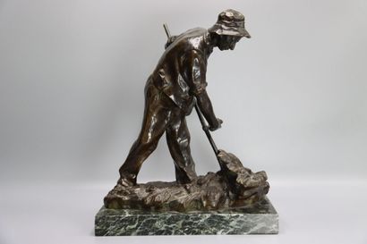 Jeanne CHATEIGNON (1876-1950) Le faneur,...