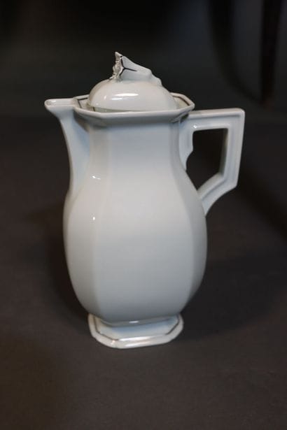Service de table octogonal en porcelaine...