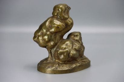 Charles VIRION (1865-1946), deux poussins

épreuve...